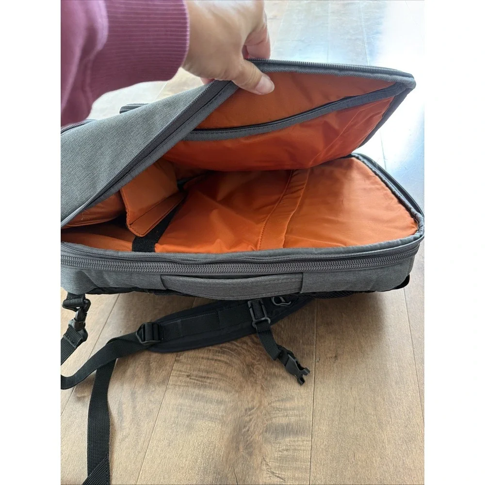 eBags EB2146-16 Heathered Gray Professional Slim Laptop Travel Backpack